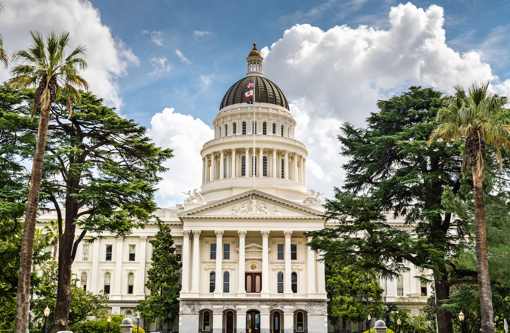 California State Capitol Building in Sacramento, United States