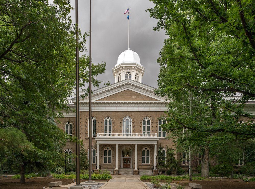 Nevada state capitol building in Carson City